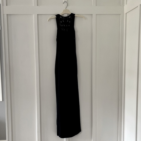 Jessica McClintock Gunne Sax Vintage Dress Open Back Prom Maxi Sz L - Picture 3 of 7